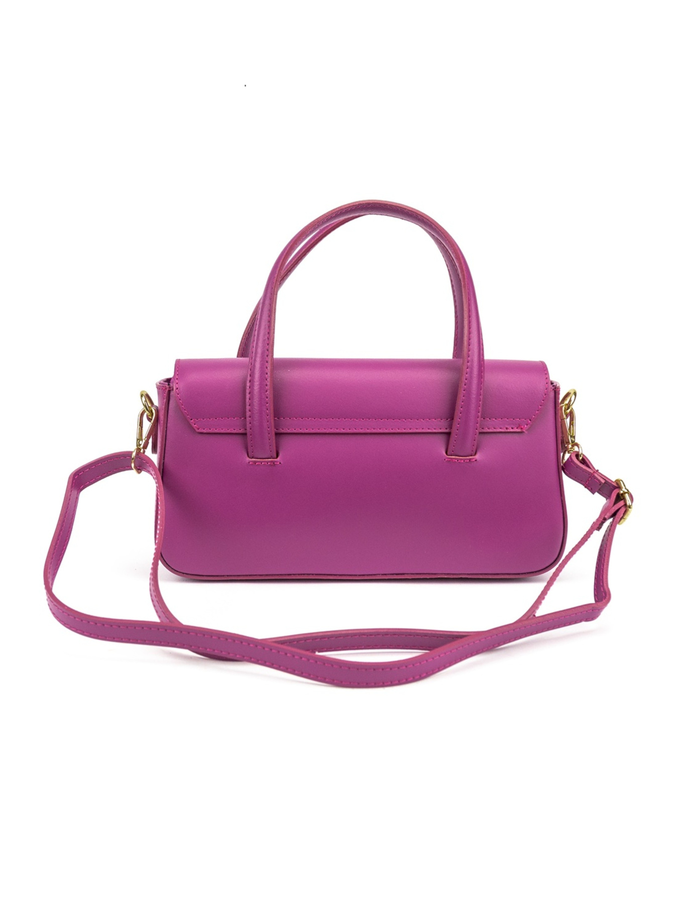 Классическая женская кожаная сумка с длинными ручками модель F-IT-9899V Фото