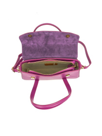 Классическая женская кожаная сумка с длинными ручками модель F-IT-9899V Фото