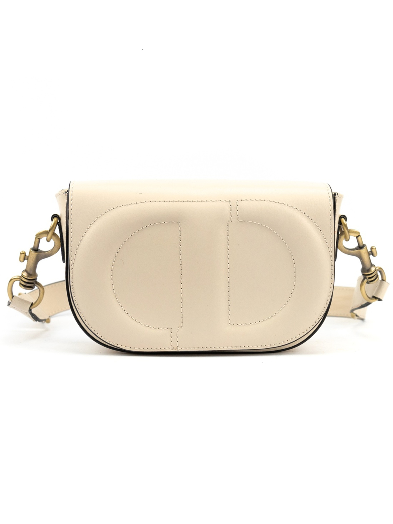 Компактна жіноча шкіряна сумочка каркасна з клапаном модель F-IT-9879B Фото