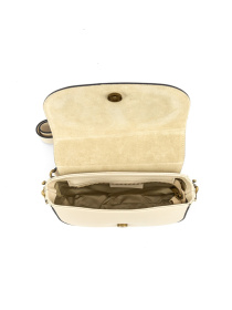 Компактна жіноча шкіряна сумочка каркасна з клапаном модель F-IT-9879B Фото