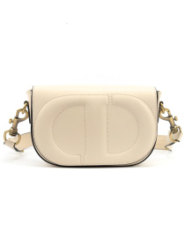 Компактна жіноча шкіряна сумочка каркасна з клапаном модель F-IT-9879B Фото