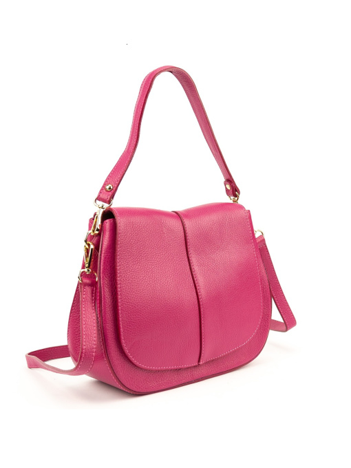 М'яке кросбоді шкіряне з клапаном модель F-IT-9885V Фото