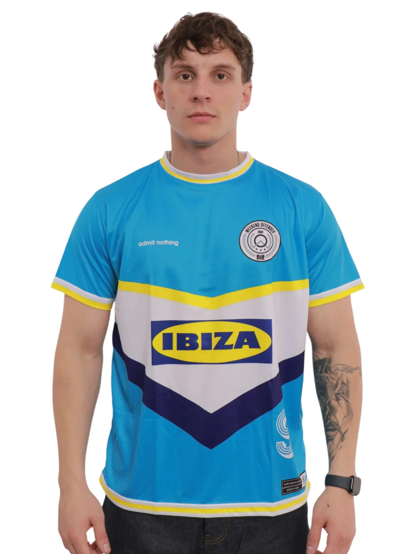 Футболка Weekend Offender Ibiza Football Shirt Blue модель WOSFT05-SKY Фото