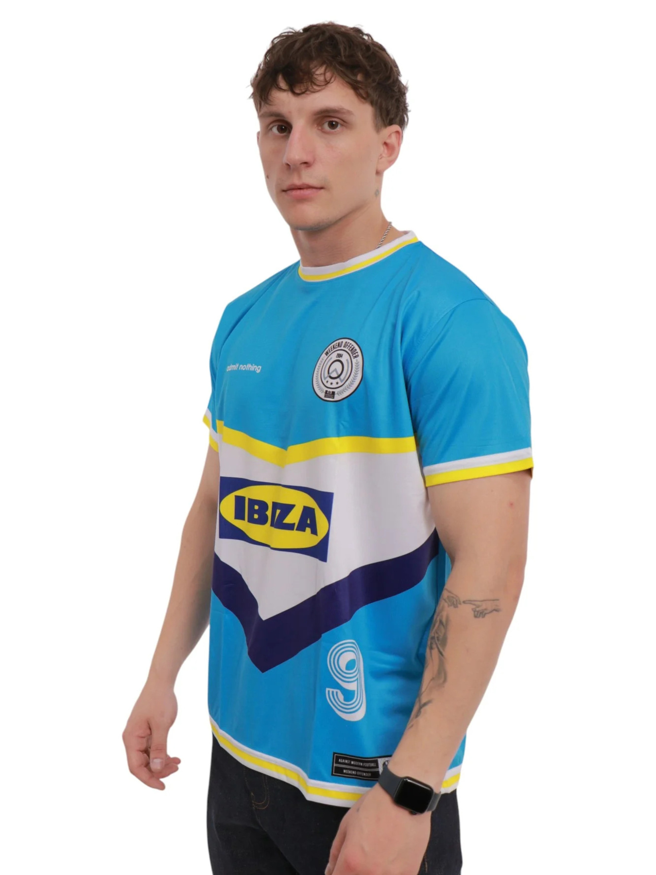 Футболка Weekend Offender Ibiza Football Shirt Blue модель WOSFT05-SKY Фото