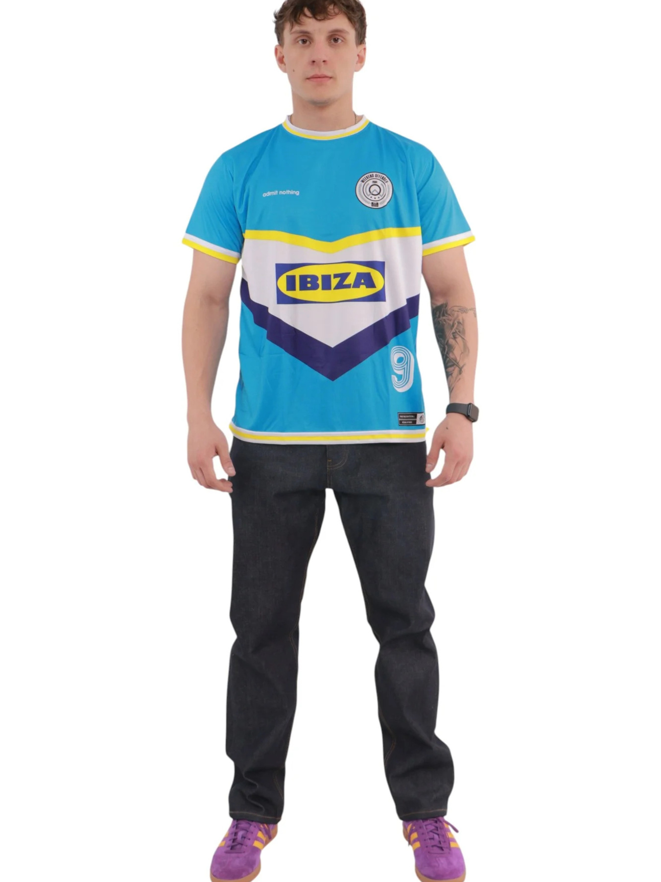 Футболка Weekend Offender Ibiza Football Shirt Blue модель WOSFT05-SKY Фото