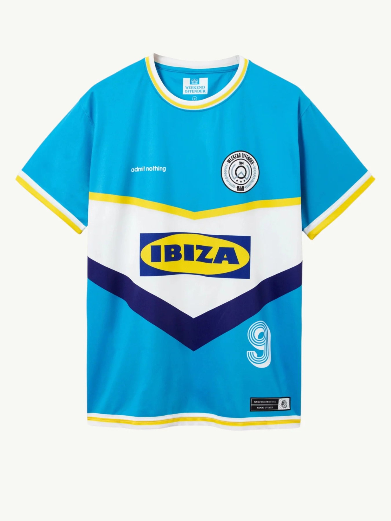 Футболка Weekend Offender Ibiza Football Shirt Blue модель WOSFT05-SKY Фото