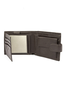 Портмоне коричневе шкіряне модель A7-258DB Фото