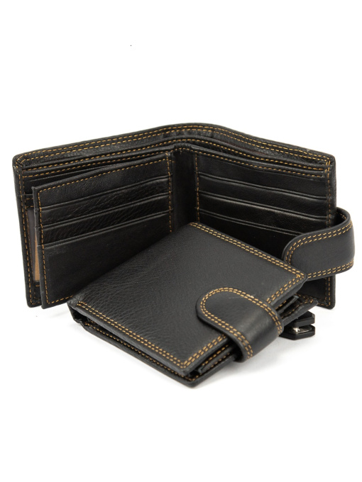 Портмоне коричневе вінтажне модель M39-FA26-5DB Фото