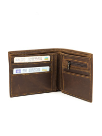 Портмоне коричневе вінтажне модель M39-8062R Фото