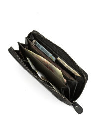 Клатч шкіряний чорний модель M39-4007A Фото