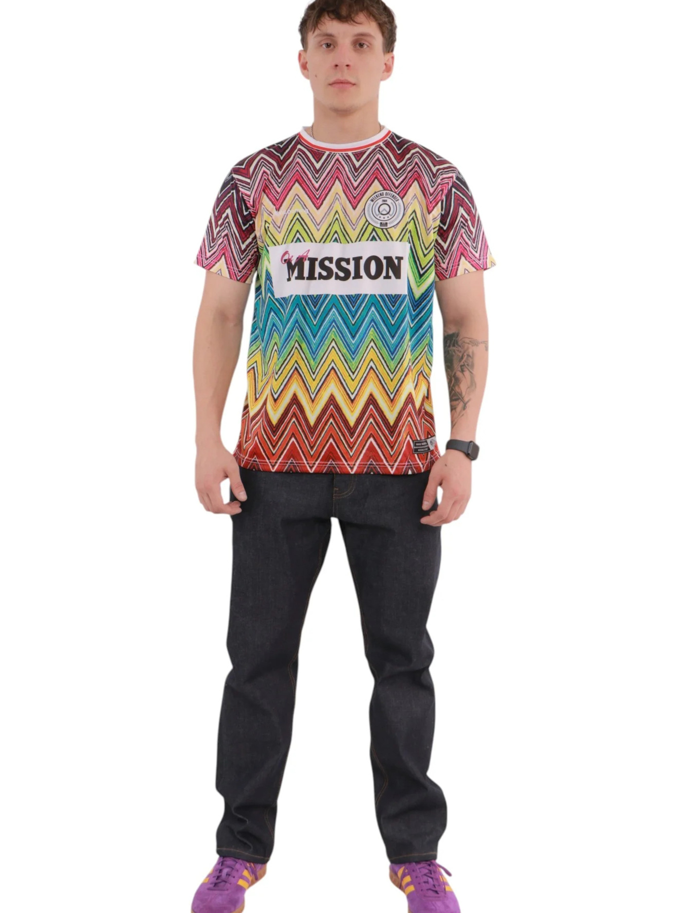 Футболка Weekend Offender Mission Football Shirt Red модель WOSFT04-MULTI Фото