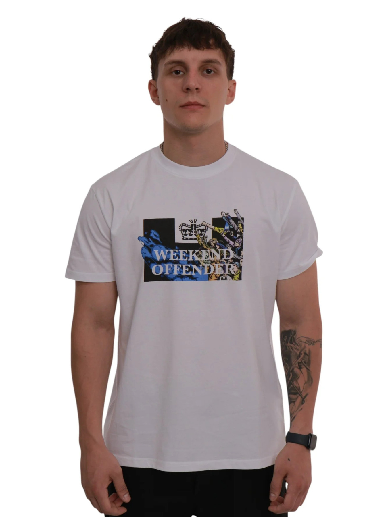 Футболка Weekend Offender Molazza Graphic T-Shirt White модель PT3A18-WHITE Фото