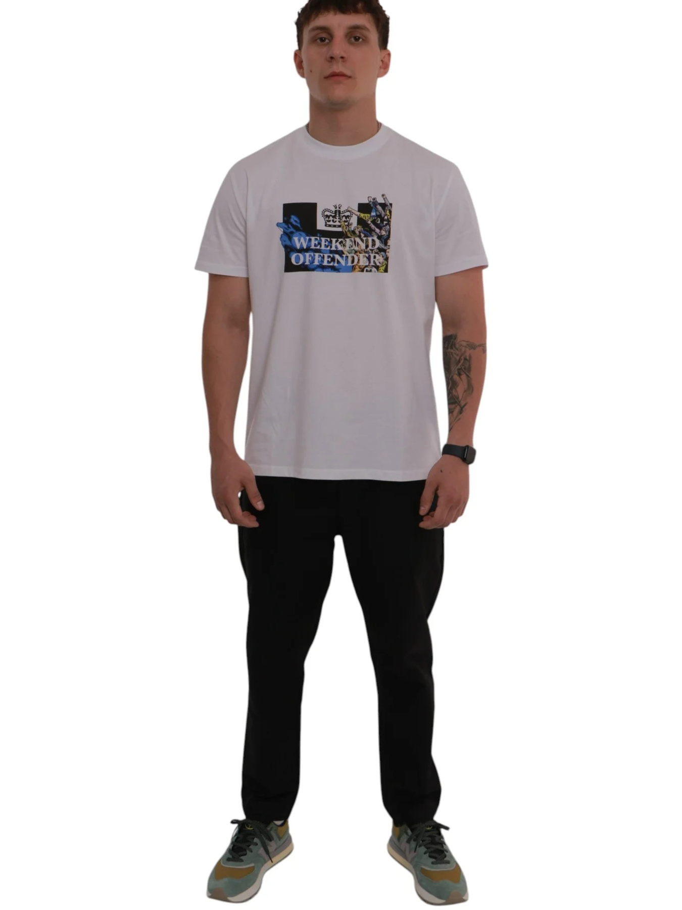 Футболка Weekend Offender Molazza Graphic T-Shirt White модель PT3A18-WHITE Фото