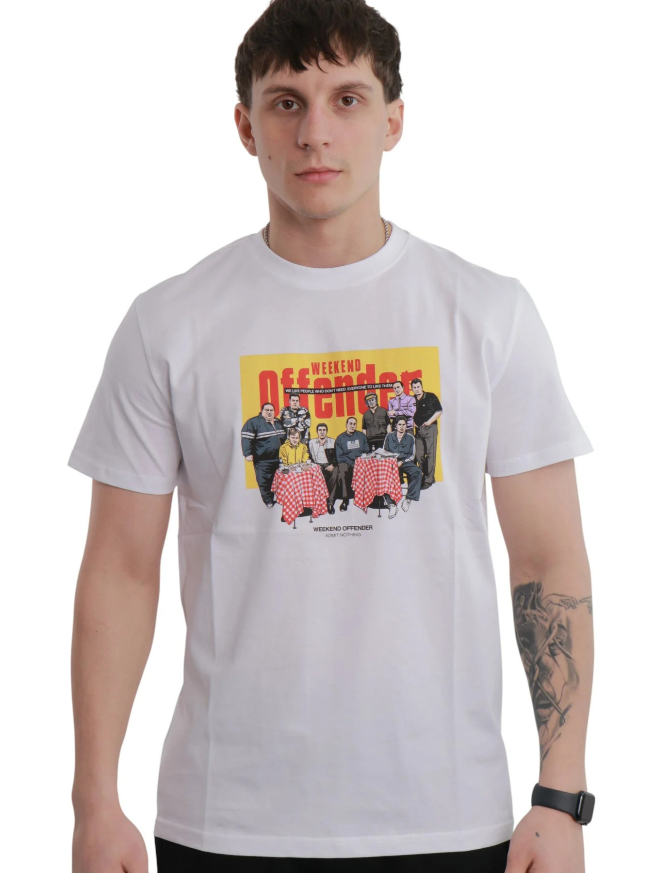 Футболка Weekend Offender Satriale’s Graphic T-Shirt White модель PT3A17-WHITE Фото