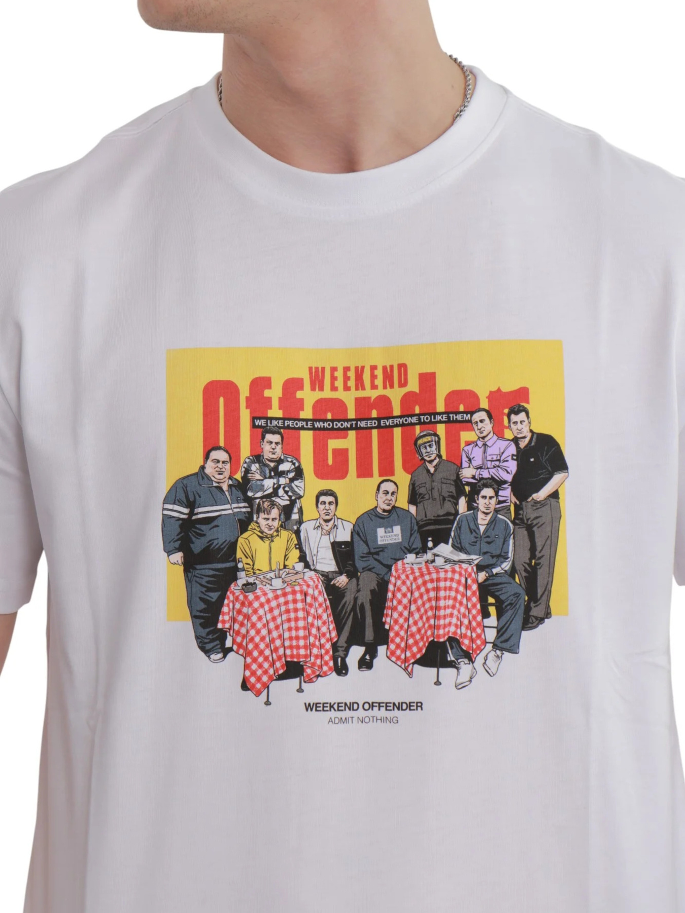 Футболка Weekend Offender Satriale’s Graphic T-Shirt White модель PT3A17-WHITE Фото