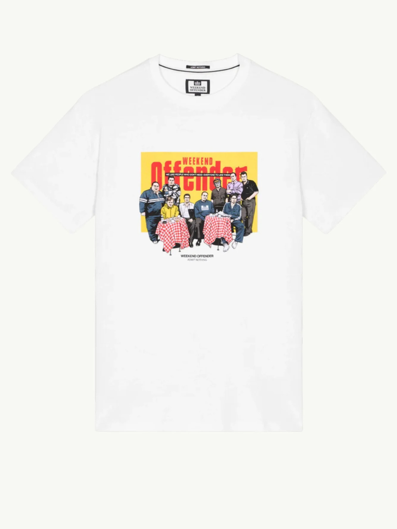 Футболка Weekend Offender Satriale’s Graphic T-Shirt White модель PT3A17-WHITE Фото