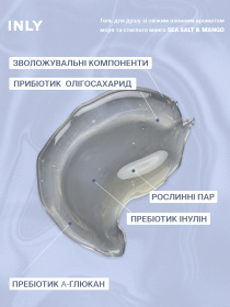 Гель для душу SEA SALT & MANGO INLY, 150 мл модель 683089 Фото