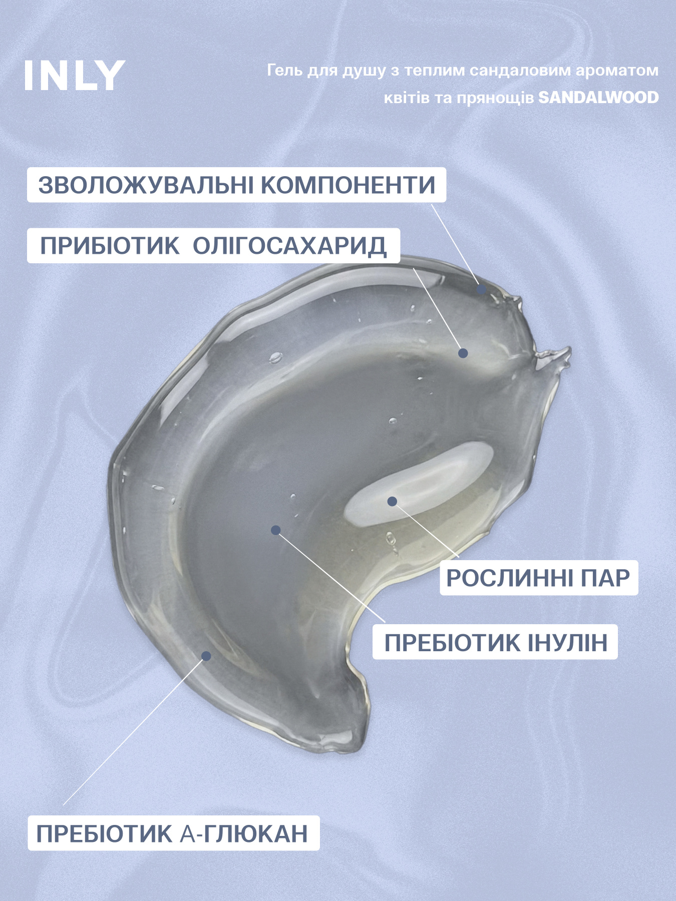 Гель для душу SANDALWOOD INLY, 150 мл модель 683072 Фото