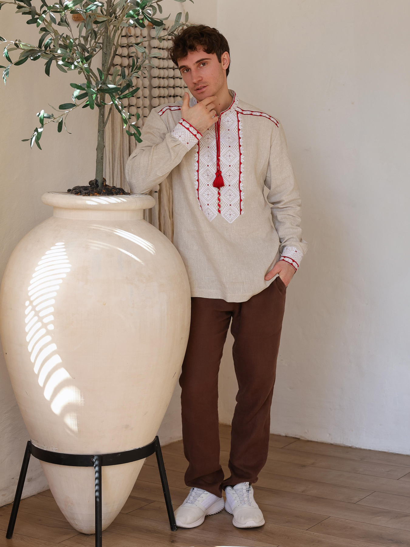 Вишита сорочка Golden Trinity модель LIRA07 Фото