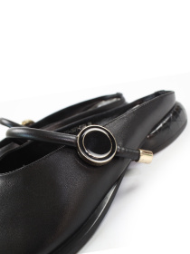 Шкіряні туфлі із відкритою п'ятою модель K1133-T871-019 Фото