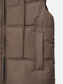 Жилет утепленный для девочки цвет кофейный ЦБ-00268710 модель ЦБ-00268710 Фото