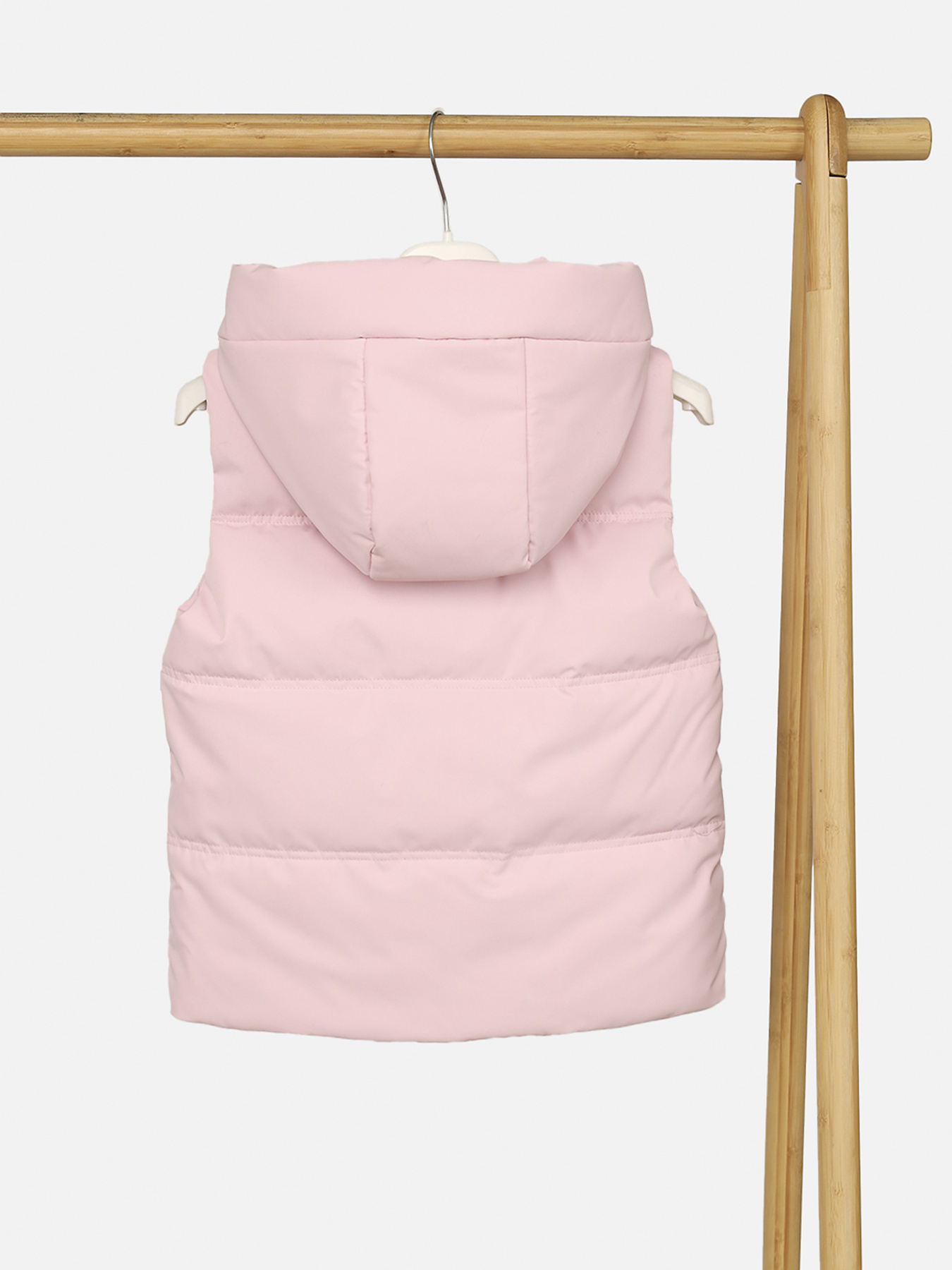 Жилет утепленный для девочки цвет розовый ЦБ-00268712 модель ЦБ-00268712 Фото