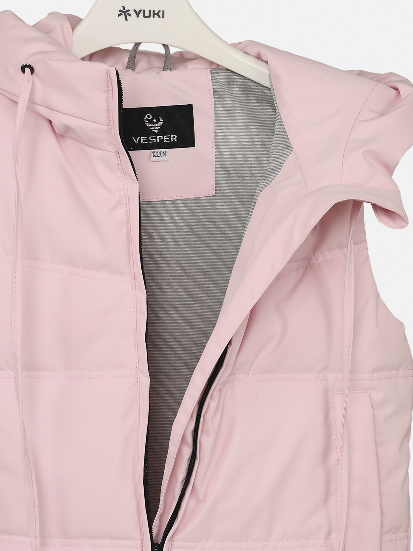 Жилет утепленный для девочки цвет розовый ЦБ-00268712 модель ЦБ-00268712 Фото