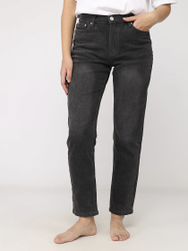 Джинси mom жіночі  колір сірий ЦБ-00279674 модель ЦБ-00279674 Фото