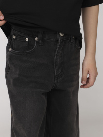 Джинсы straight для мальчика  цвет темно-серый ЦБ-00279820 модель ЦБ-00279820 Фото