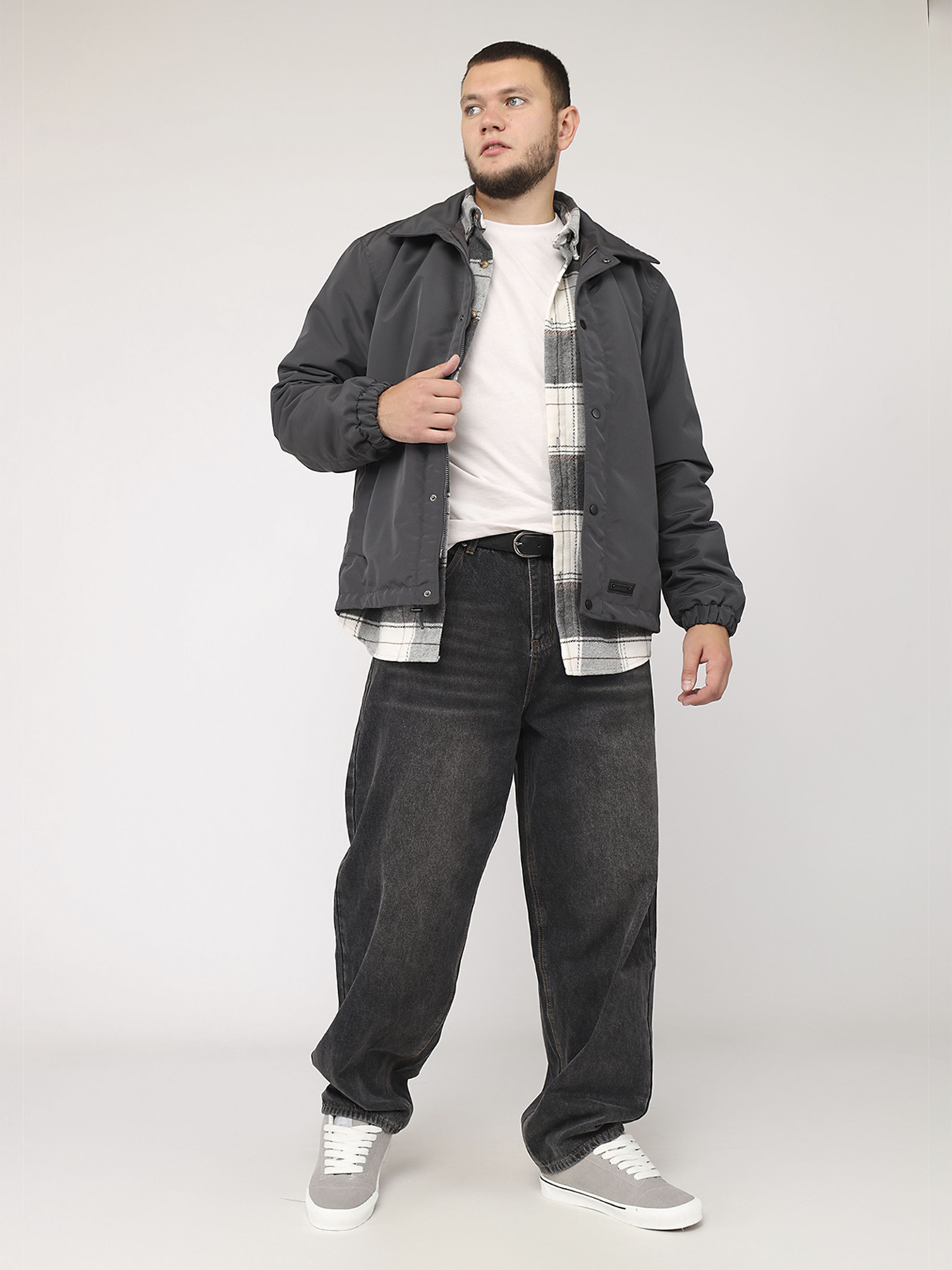 Куртка чоловіча  колір графіт ЦБ-00280111 модель ЦБ-00280111 Фото