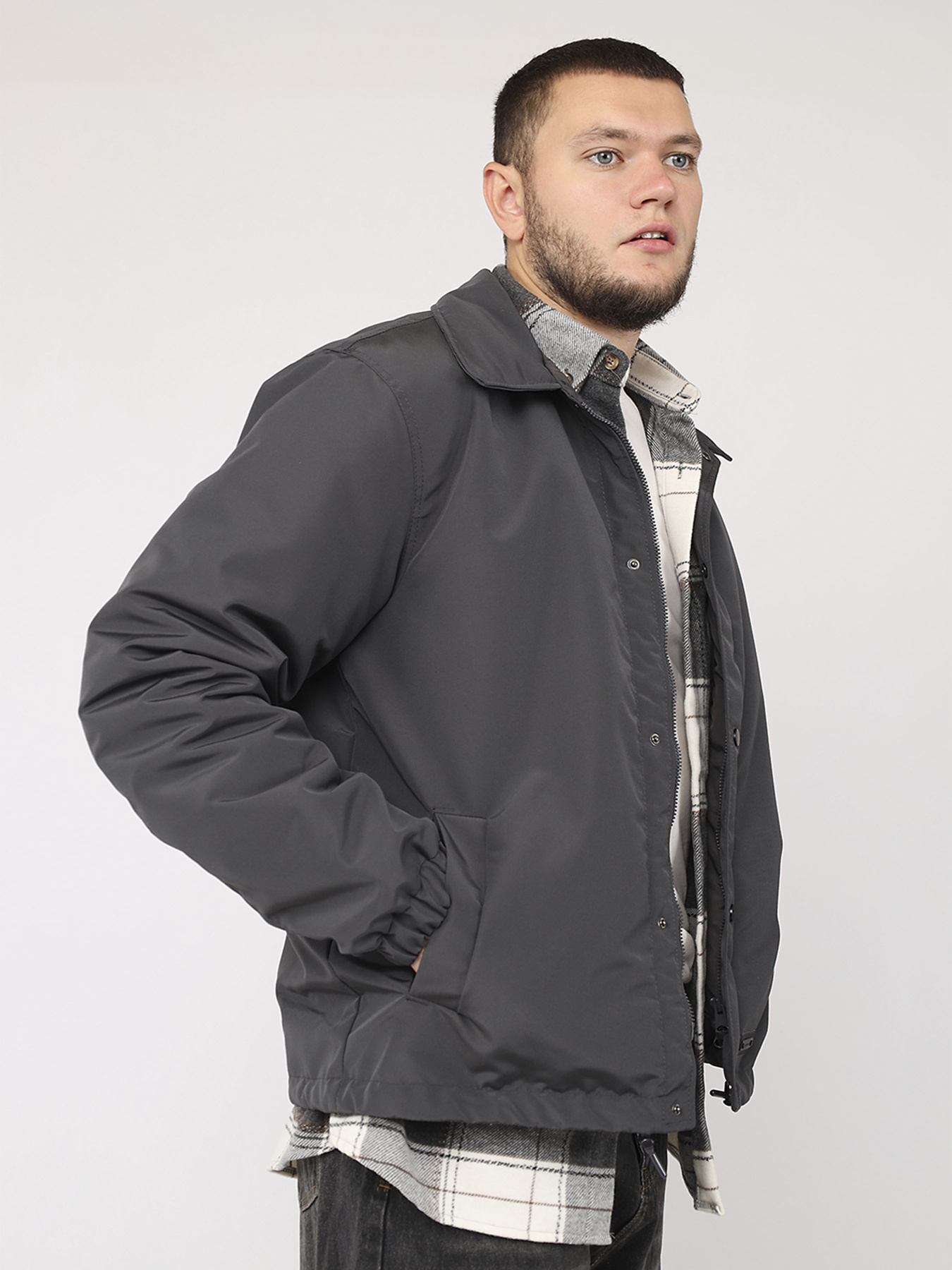 Куртка чоловіча  колір графіт ЦБ-00280111 модель ЦБ-00280111 Фото