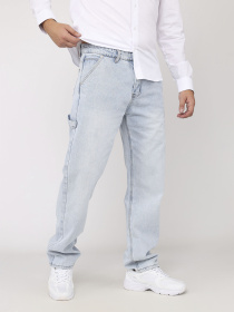 Джинси loose carpenter чоловічі  колір блакитний ЦБ-00280615 модель ЦБ-00280615 Фото