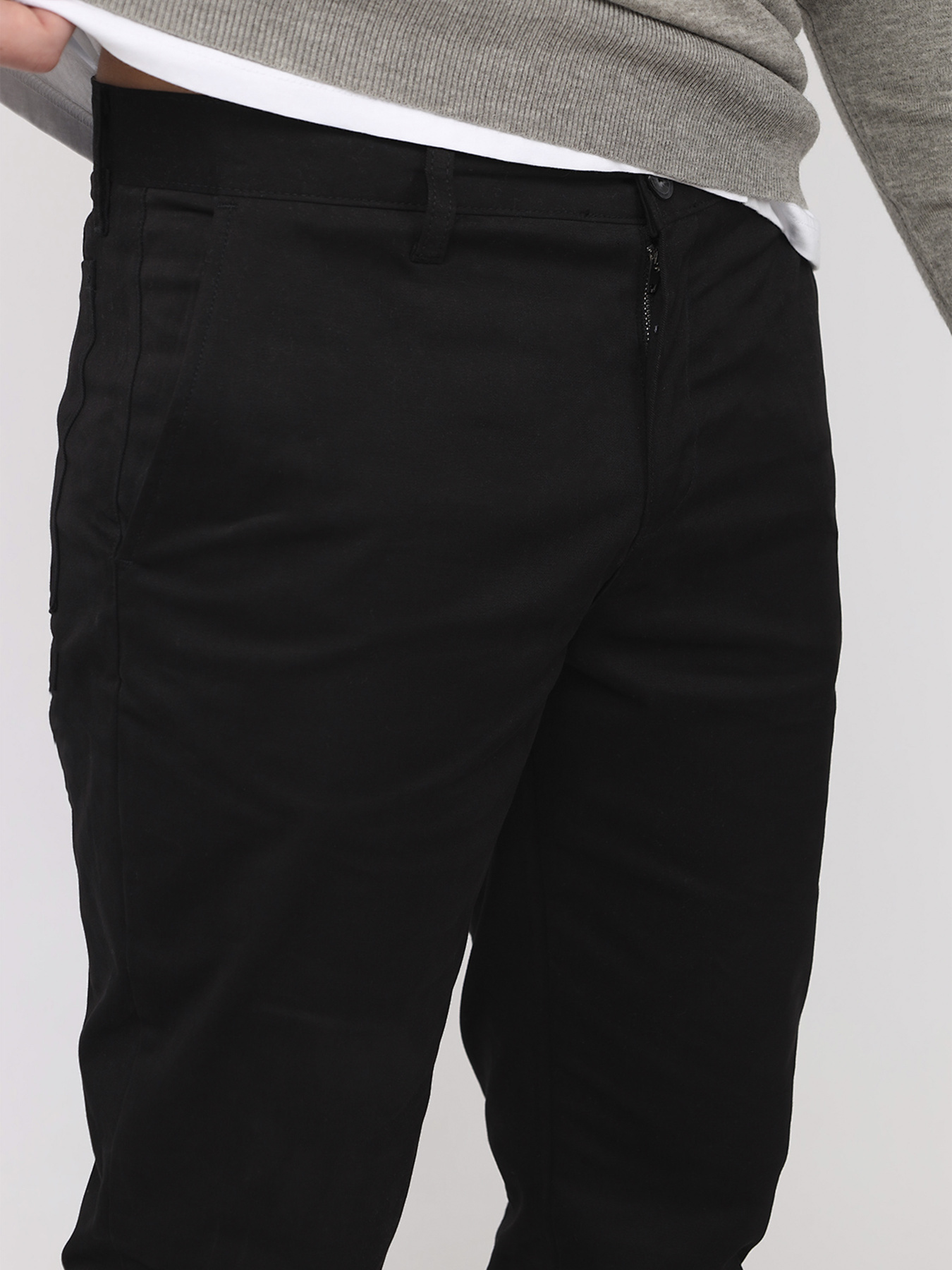 Брюки мужские  цвет черный ЦБ-00283042 модель ЦБ-00283042 Фото