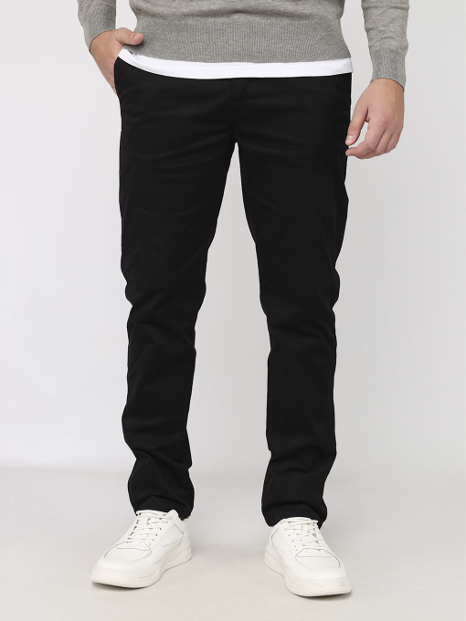 Брюки мужские  цвет черный ЦБ-00283042 модель ЦБ-00283042 Фото