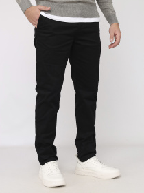 Брюки мужские  цвет черный ЦБ-00283042 модель ЦБ-00283042 Фото