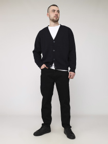 Кофта на пуговицах мужская  цвет синий ЦБ-00283228 модель ЦБ-00283228 Фото