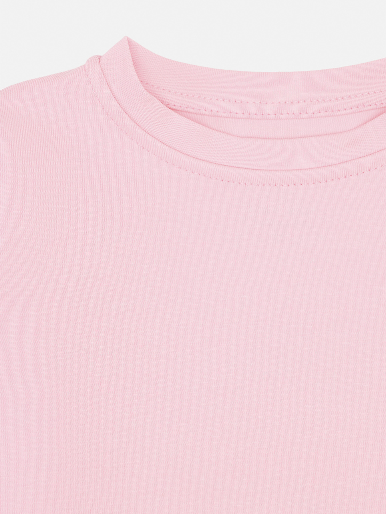 Футболка з довгим рукавом для дівчинки  колір світло-рожевий ЦБ-00283604 модель ЦБ-00283604 Фото