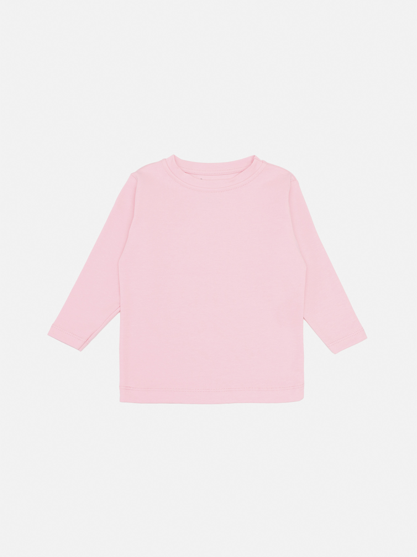Футболка з довгим рукавом для дівчинки  колір світло-рожевий ЦБ-00283604 модель ЦБ-00283604 Фото