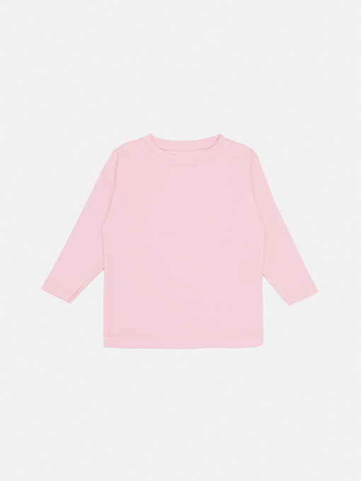 Футболка з довгим рукавом для дівчинки  колір світло-рожевий ЦБ-00283604 модель ЦБ-00283604 Фото