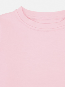 Футболка з довгим рукавом для дівчинки  колір світло-рожевий ЦБ-00283604 модель ЦБ-00283604 Фото