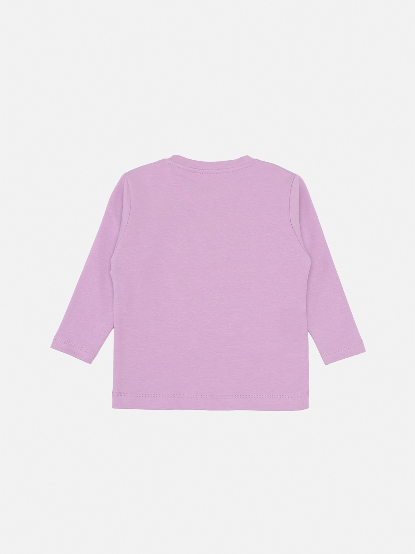 Футболка з довгим рукавом для дівчинки  колір бузковий ЦБ-00283605 модель ЦБ-00283605 Фото