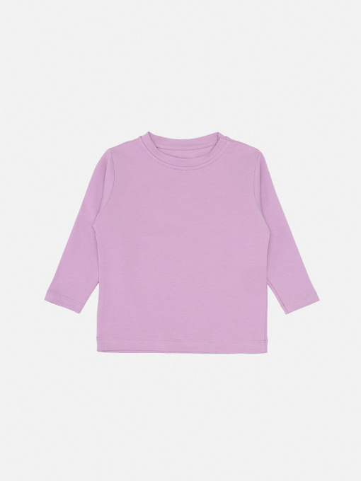 Футболка з довгим рукавом для дівчинки  колір бузковий ЦБ-00283605 модель ЦБ-00283605 Фото