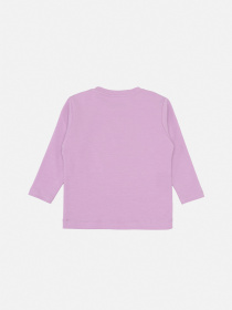 Футболка з довгим рукавом для дівчинки  колір бузковий ЦБ-00283605 модель ЦБ-00283605 Фото