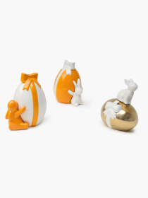 Статуэтка "Апельсиновый кролик" оранжевая с белым MBM HOME модель DH-ST-40-1 COLOR Статуэтка "Апельсиновый кролик" оранжевая с белым MBM HOME модель DH-ST-40-1 COLOR Фото