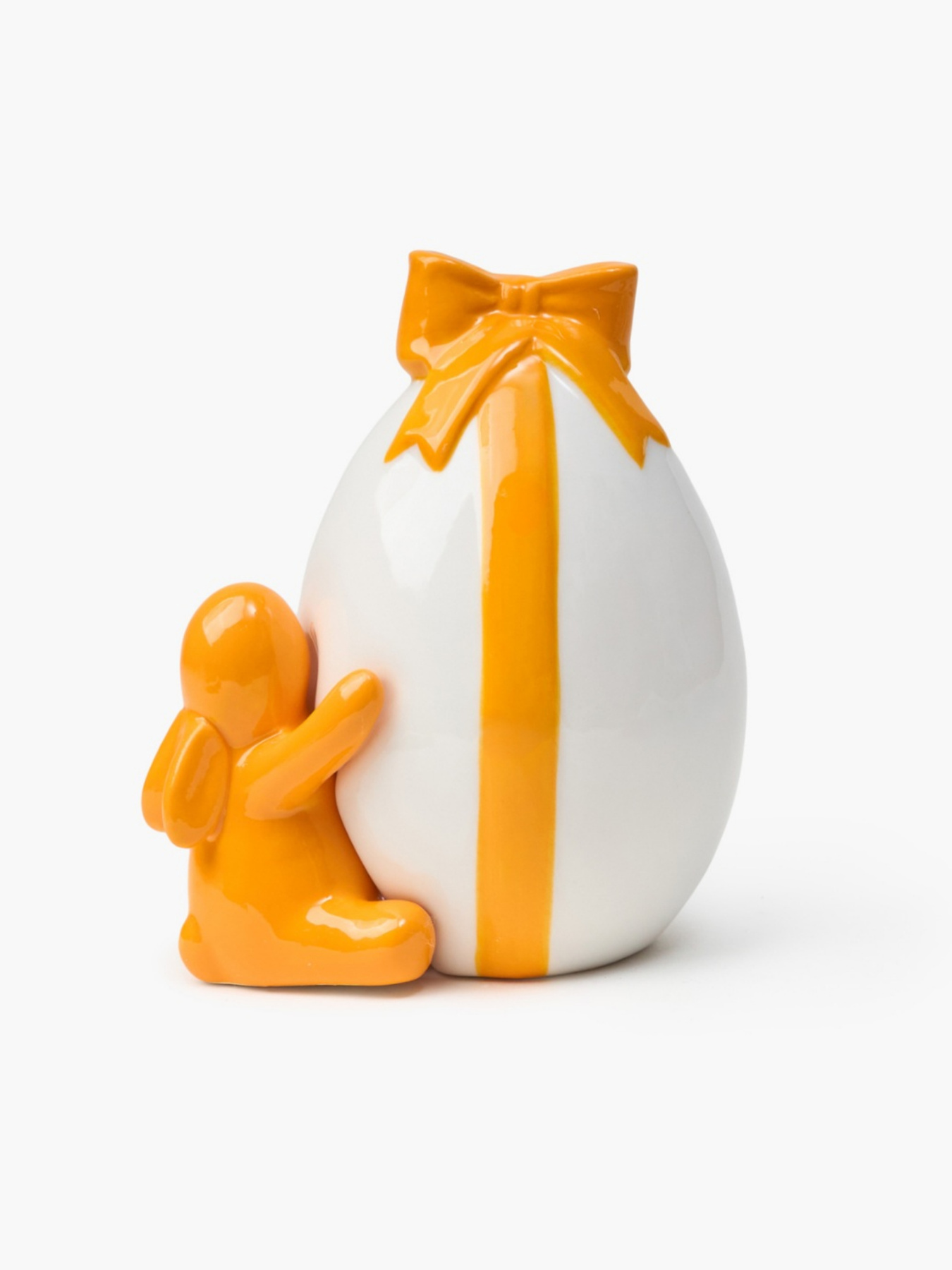 Статуэтка "Апельсиновый кролик" белая с оранжевым MBM HOME модель DH-ST-40-3 COLOR Статуэтка "Апельсиновый кролик" белая с оранжевым MBM HOME модель DH-ST-40-3 COLOR Фото