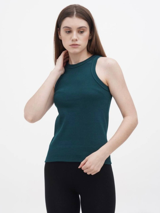 Майка женская базовая "рубчик" бутылка модель Wm308 Фото