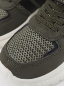 Кроссовки для мальчика  цвет хаки ЦБ-00288214 модель ЦБ-00288214 Фото