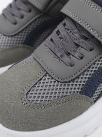 Кросівки для хлопчика колір темно-сірий ЦБ-00288215 модель ЦБ-00288215 Кросівки для хлопчика колір темно-сірий ЦБ-00288215 модель ЦБ-00288215 Фото