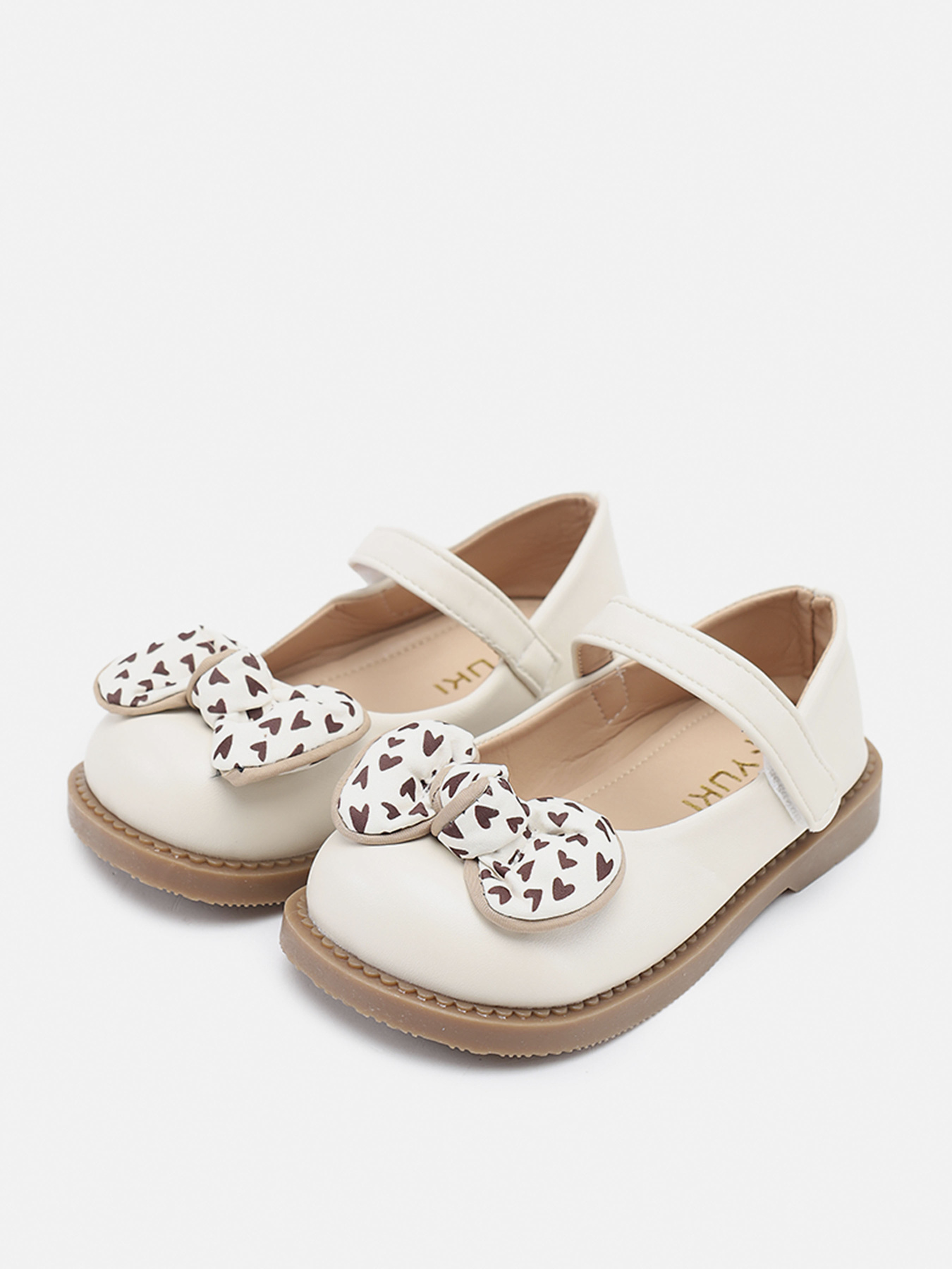 Туфли для девочки  цвет бежевый ЦБ-00288280 модель ЦБ-00288280 Фото