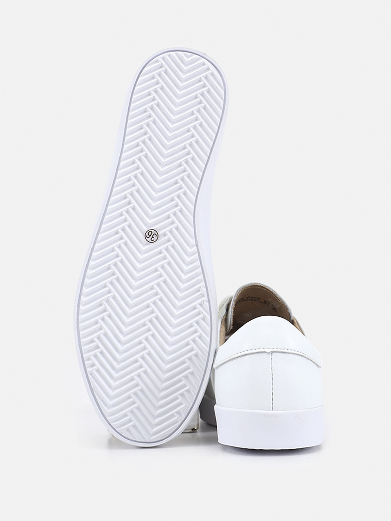 Кеди жіночі  колір білий ЦБ-00289003 модель ЦБ-00289003 Фото